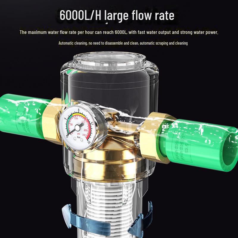 "Filtre à eau pour toute la maison 40 microns pré-lavage"