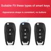 Abs Carbon Fiber Car Smart Key Cover Case Keychain For Chevrolet Chevy Cruze   Trailblazer Spark Trax