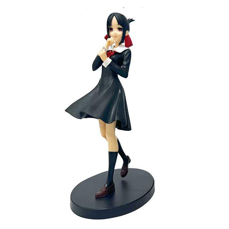 

18cm Anime Figure Love is War Fujiwara Chika Shinomiya Kaguya Kawaii Girl Action Figure Collectible Model Doll Toy Gift