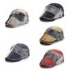 Headwear Men Baseball Cap Cotton Casquette Ivy Cap Fashion Irregular Plaid Beret  Sports