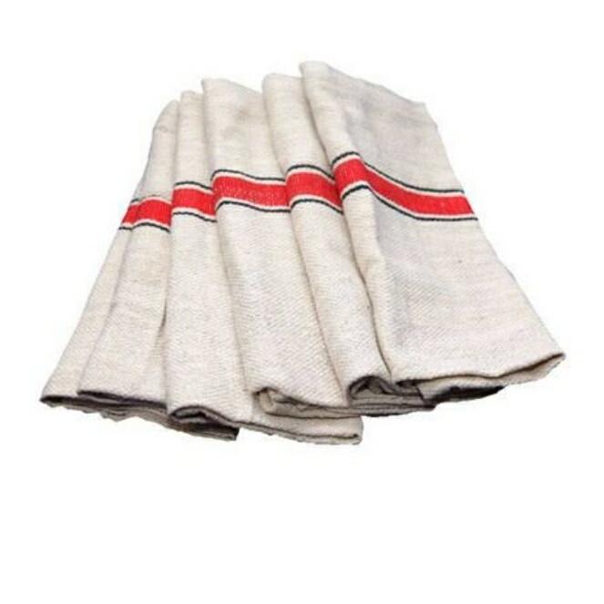 

RSINC Cotton Floor Cleaning Duster/ Cloth/Mop/Pocha Off White, 24x24-inch- 6 QTY JL184609806179