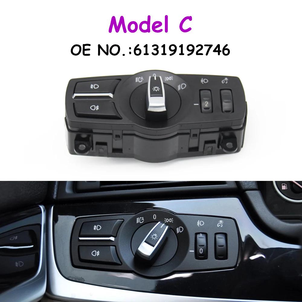 F10 F11 F07 F06 F01 F25 F26 Car Front Head Lamp Headlight Switch Assembly For BMW 5 6 7 Series X3 X4  61319192744 61319192746