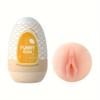 Mini Portable Masturbation Egg Cup Realistic Vagina Beginner Soft Masturbation Cup Penis Massager Stimulator Sex Toys for Man
