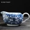 150ml Chinese Ceramic Fair Cup Cha Hai Hand Painted Blue and White Porcelain Teacup Handmade Tea Set Accessories Teaware