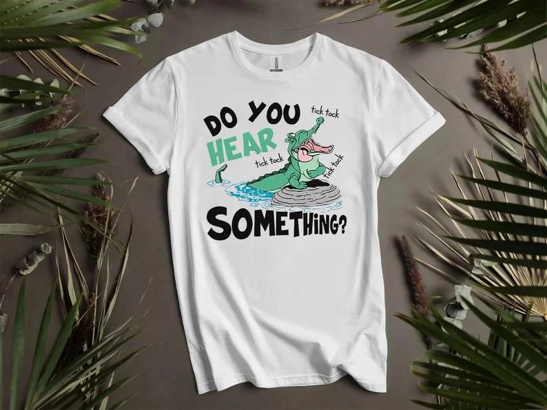 Ticktok The Crocodile White T Shirt Best Gift For Family S