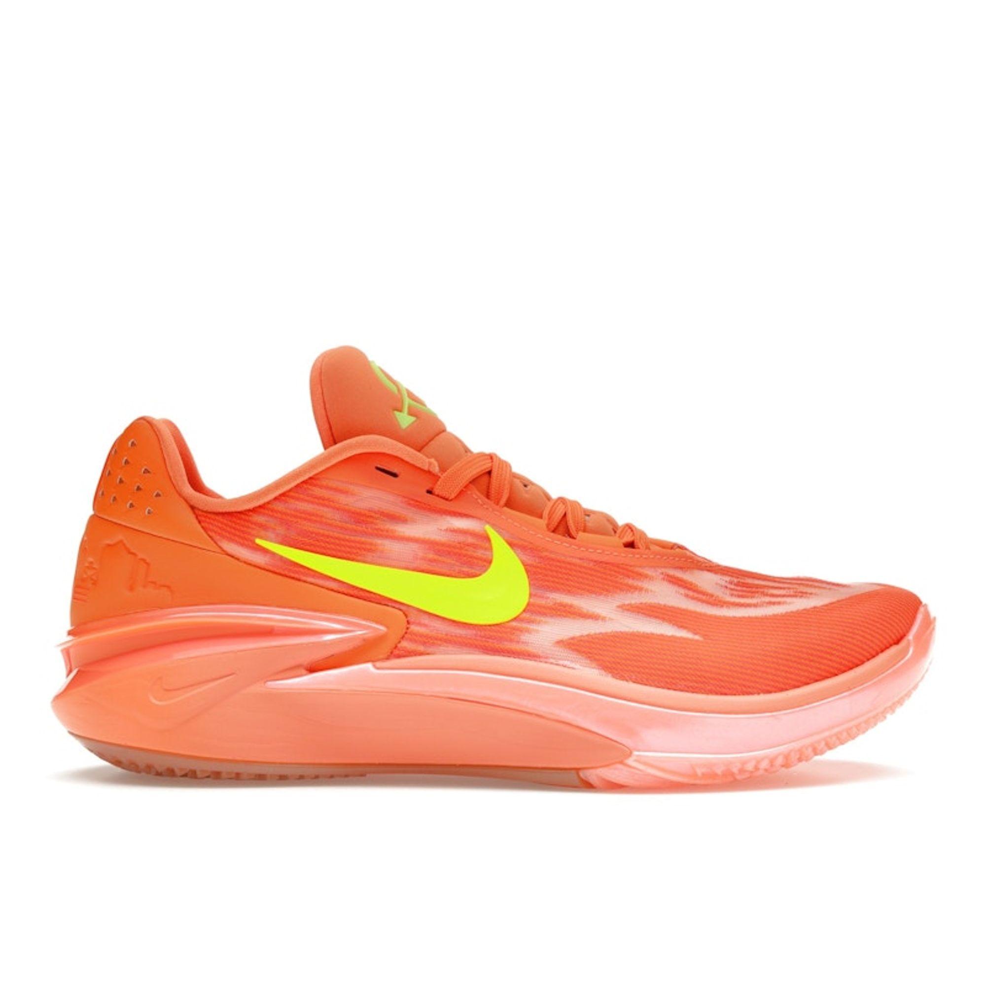 

Кроссовки унисекс Nike Arike Ogunbowale x Air Zoom GT Cut 2 Bright Mandarin Orange Lime-Blast Camellia FQ8704-800 40.5