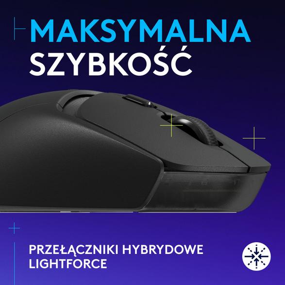 Logitech g309 lightspeed wireless mouse black