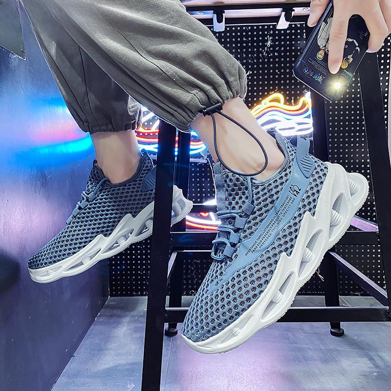 Man Casual Sneaker Shoes For Men Thick Platform White Mesh Athletic Trend 2025 Designer Cheap Promotion Hot Customs Products Gym