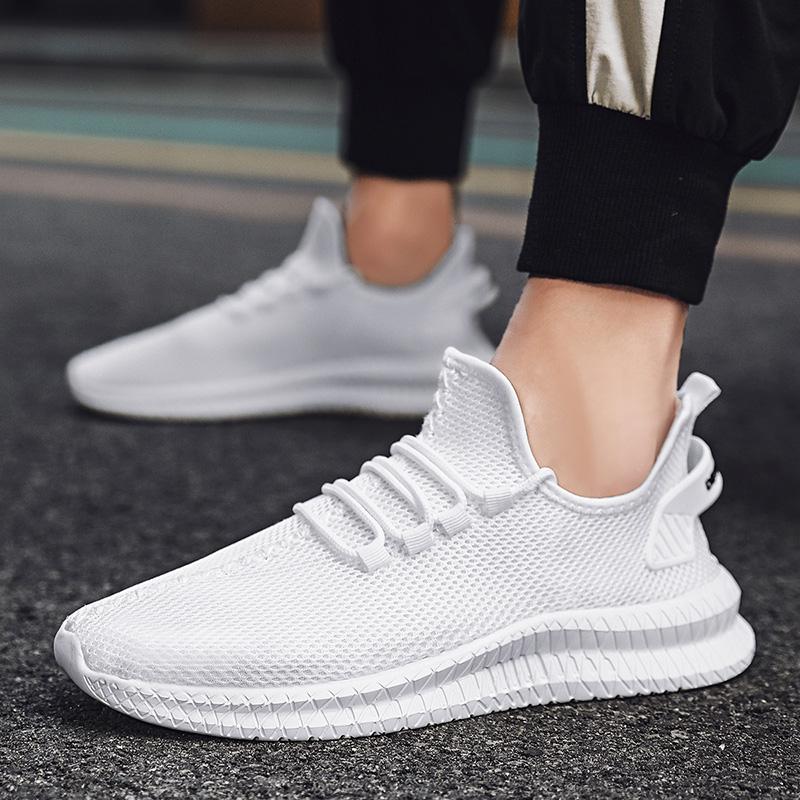 Women's Pink Sneakers Women Breathable Running Shoes Men Mesh Sneakers Summer Lightweight Sports Sneakers Non-slip Tennis Shoes