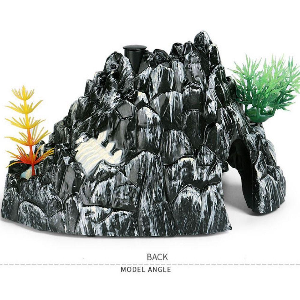 PVC Dinosaur Simulation Volcano Safety Material Volcano Simulation Scene Figure  Experiment Action