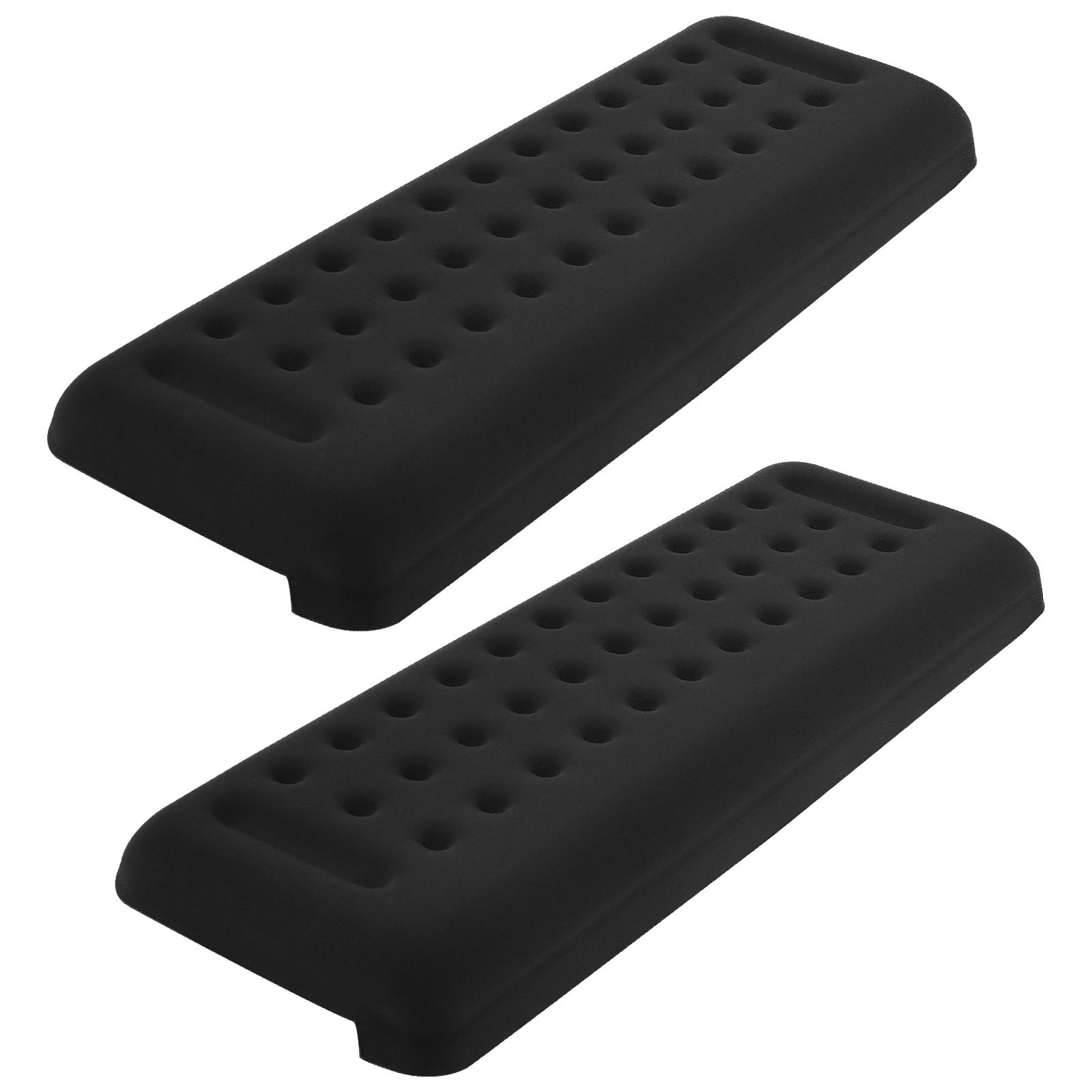 

2Pcs Keyboard Mouse Wrist Rest Ergonomic Office Typing Protect Relax Wrist Memory Foam Mouse Pad Computer Notebook Mouse Pad чёрный