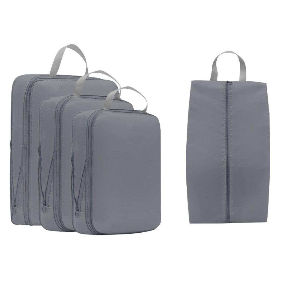 4pcs/set Lightweight Travel Storage Bag Multifunctional Packing Cubes Bag Travel Accessories