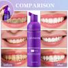 Teeth Whitening Purple Dental Foam, Deep Cleaning & Stain Removal, Fresh Breath, Portable Oral Care Foam, Travel Size