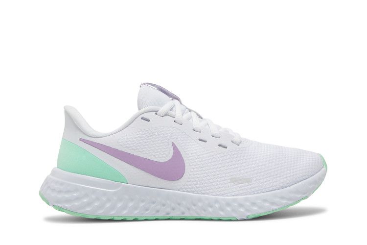 Nike Wmns Revolution 5 'White Green Glow Violet'