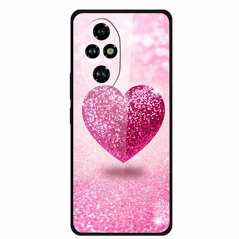 Tempered Glass Case For Honor 200 Pro Case Hard Phone Back Cover Soft Bumper For Honor 200 Pro Case Honor200 Pro 200Pro Bag Capa