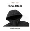 Men's Winter Windproof Puffer Jacket - Warm, Thickened Cotton Coat for Outdoor Use