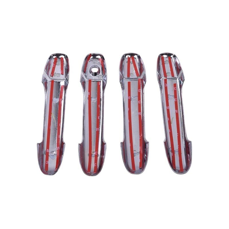 Cars Accessories Door Bowl Handle Cover For Toyota Camry XV50 2012-2017 Carbon Fiber Silver Car Styling Upgrade Modify A Car