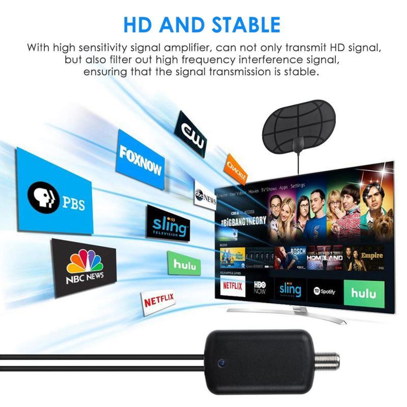 2026 New HDTV Antenna Mini HD Digital TV Antenna DVB-T2 Antenna