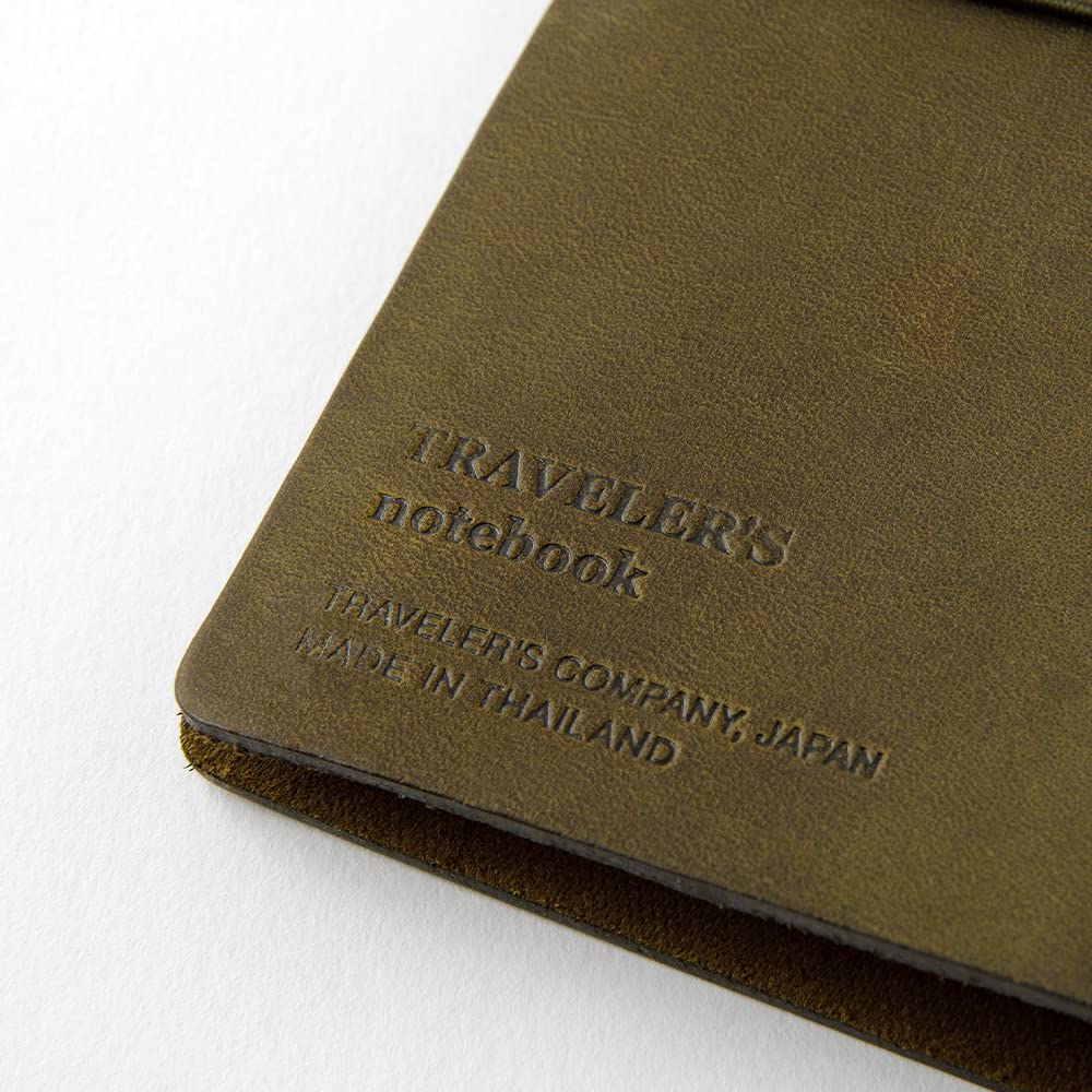 Notebook Passport Size Olive 15343006 Traveler's