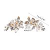 2PCS Crystal Shoe Clips Wedding Bridal Shoe Buckles Rhinestones Shoe Flowers for Party Decoration Wedding Craft Acces