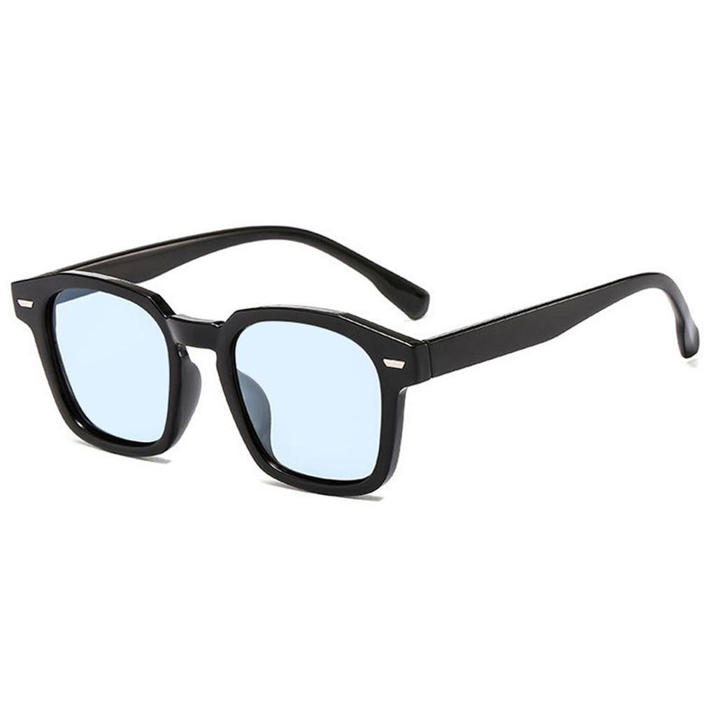 1pair Unisex Transparent Square Frame Fashion Glasses For Daily Decoration Casual Shades Accessories