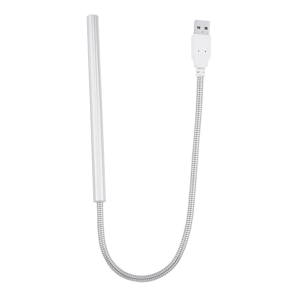Portable Stylish High Brightness USB 10Pcs LED Lamp Blubs Light for PC  Laptop Silver