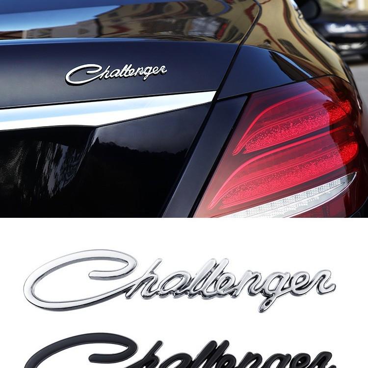 Emblema Auto Dodge Challenger K5/K3 Modifica Posteriore e Laterale Adesivo Lettere Inglesi