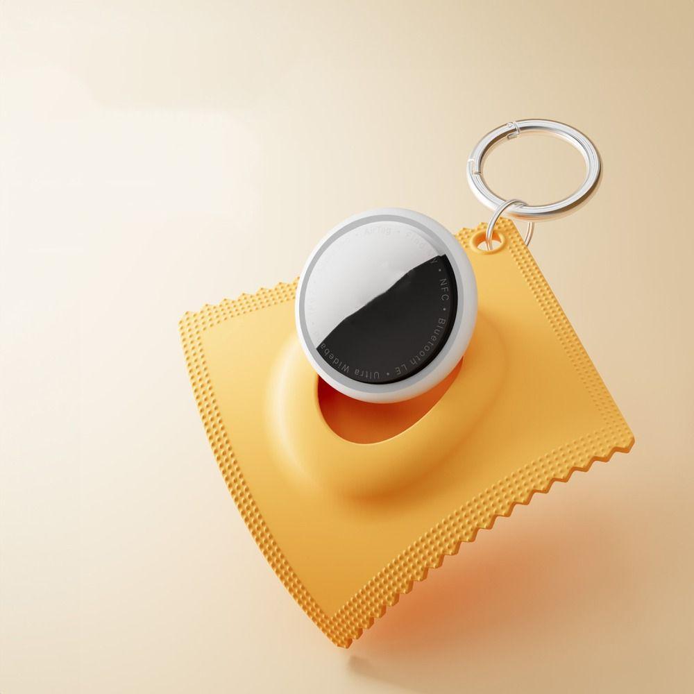 Silicone Protective Case Ultra-thin Tracker Keychain for Apple AirTag Tracker Accessories