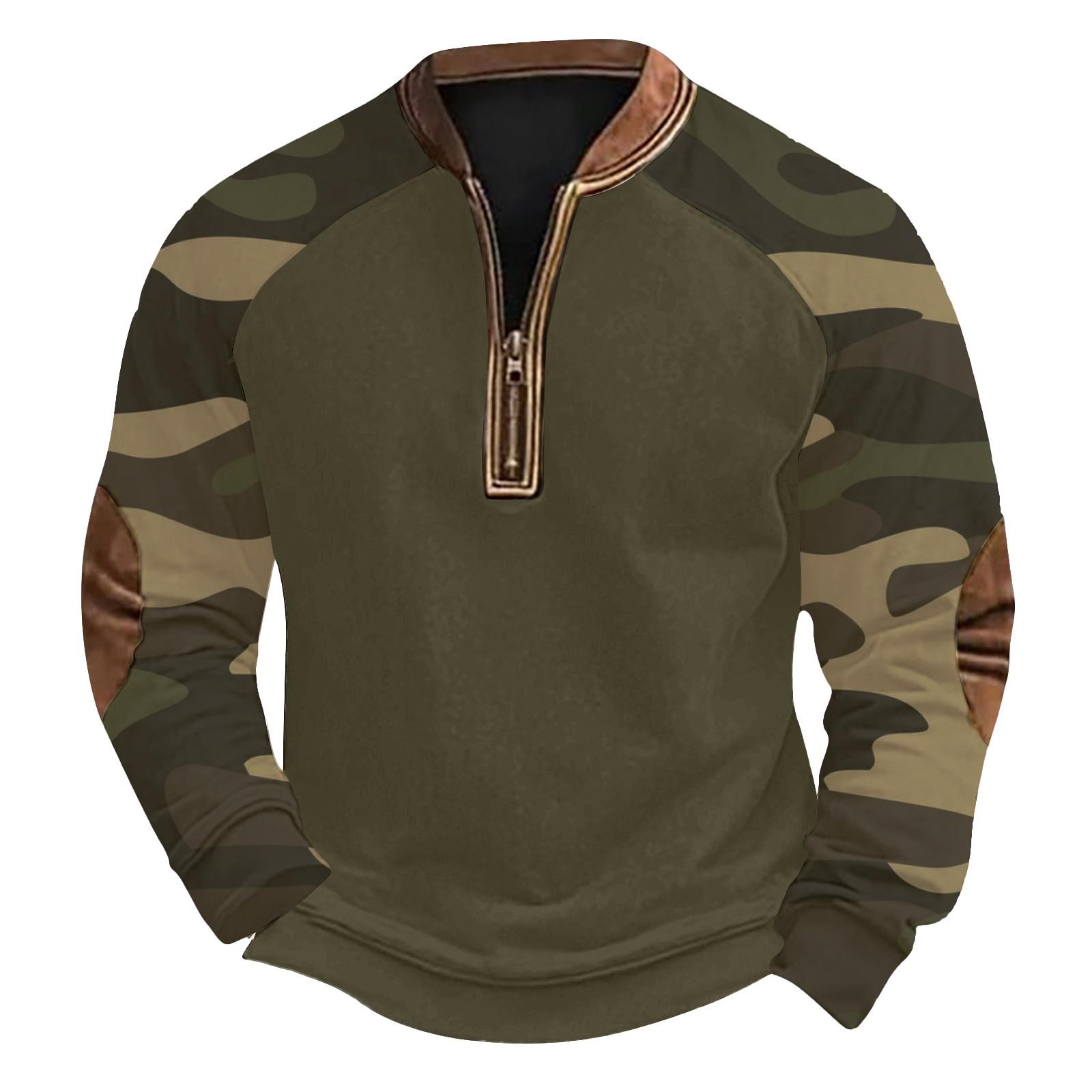 

Мужская зимняя толстовка с пряжкой Мужская толстовка с принтом L армия зеленый