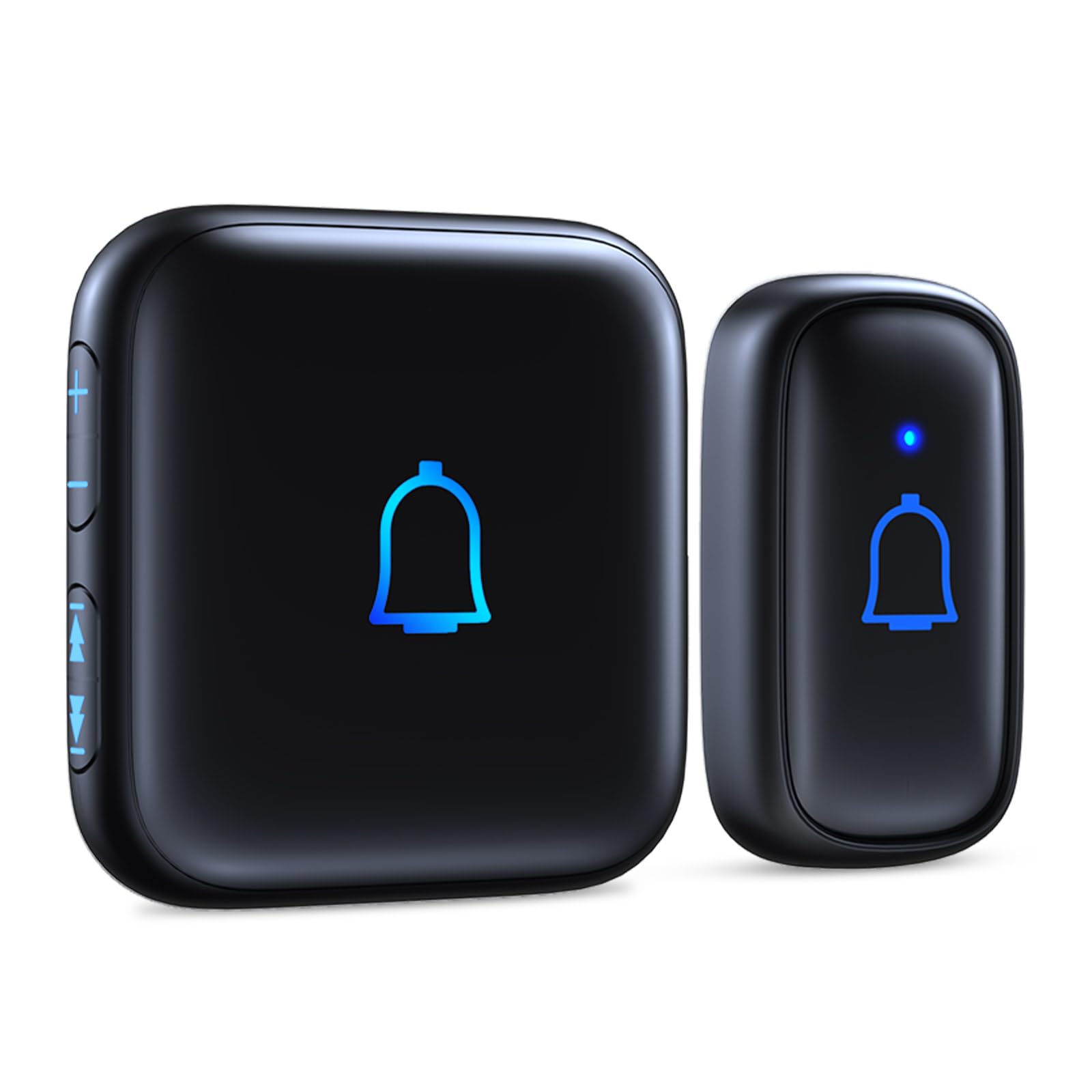 

Беспроводной Otoori IP66 Водонепроницаемый и Громкий 115 дБ 300 м Беспроводной Без Проводки Легкий 7 Уровней Громкости Память Более 60 Звуков и Светодиодная Индикация Расширяемый Интерком белый