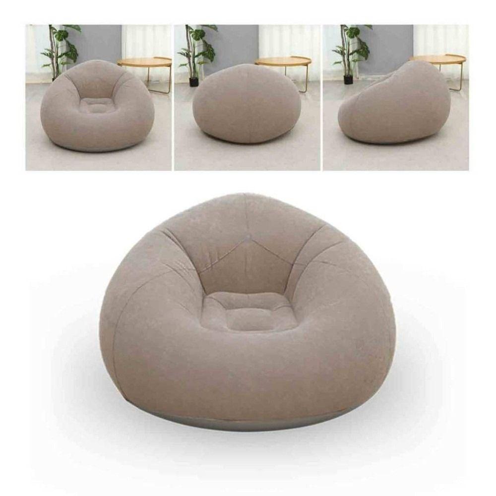 Foldable Single Inflatable Sofa Lightweight Lazy Inflatable Sofa Garden Chair  Outdoor Camping