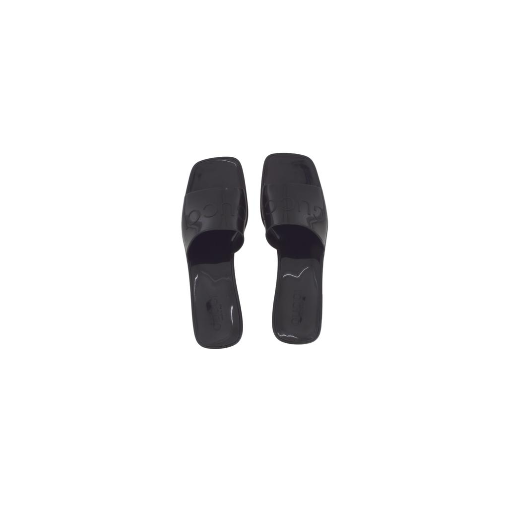 GUCCI Slide Slippers Women's Black (Unisex) Slide Slippers 624730 J8700 1000