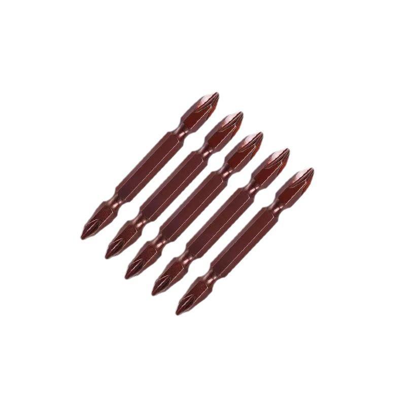 65/10Mm Magnetic Impact Double Head Cross Screw Drill Bit Set Handheld Screw Disassembly And Assembly Power Tool 10 Piece Set