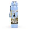 1PC Bride Girl Under Tree Train Scene Print 750ml Color Plastic Sports Water Bottle Leakproof Flip Straw Lid Suitable for Sports Office Home Use