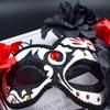 Creative Day Of The Dead Mask Masquerade Masks Half Face Masks For Performance Props Themed Party Party Decoration