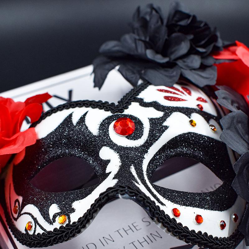 Creative Day Of The Dead Mask Masquerade Masks Half Face Masks For Performance Props Themed Party Party Decoration