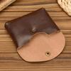 Genuine Leather Coin Purse Vintage Mini Card Holder Cowhide Change Pouch Unisex