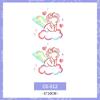 Butterfly Body Art Sticker Cloud Makeup Tattoo Decals Kawaii Temporary Tattoo Stickers  Women