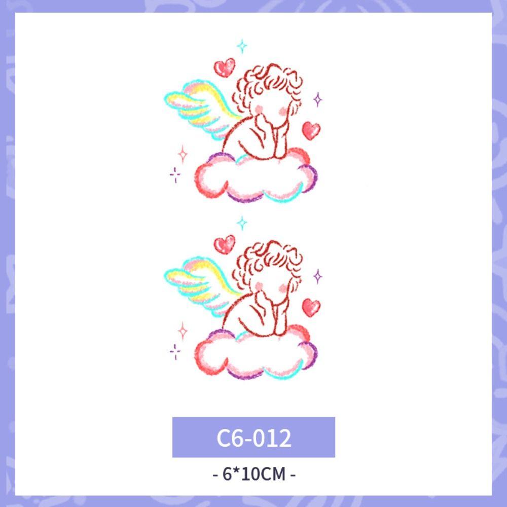 Butterfly Body Art Sticker Cloud Makeup Tattoo Decals Kawaii Temporary Tattoo Stickers  Women