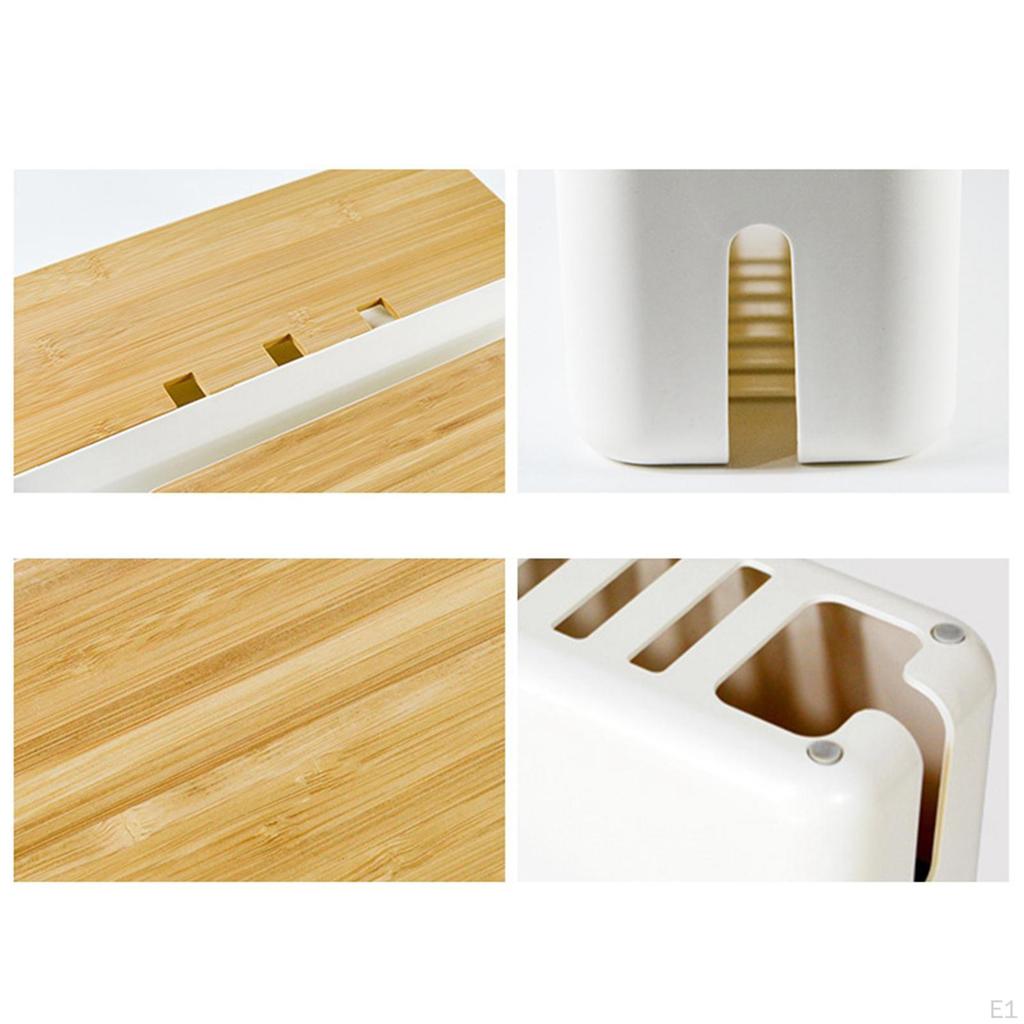 Box, Wire Management Cable Storage Organize Case for Hiding Extension and Electrical