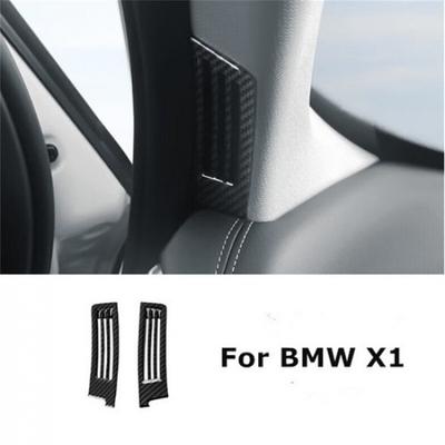 For BMW X1 2023 2024 2025 Carbon Fiber Front Upper Air Outlet Vent Cover Trim