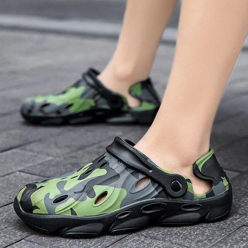 Fashion Ultralight Shoes for Men Rubber Hole Comfortable Luxury 2025 Adult Stylish Original Casual New Summer Low Price Sale Man Sandals