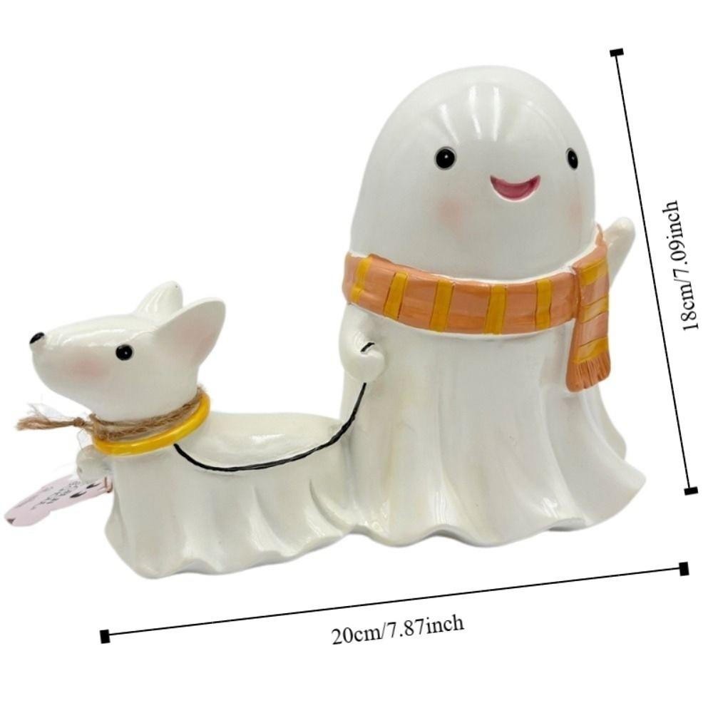 New Cartoons Halloween Decorations Ornaments Resin Specter Black Cat Halloween Specter Ornaments Festival Decorations Atmosphere