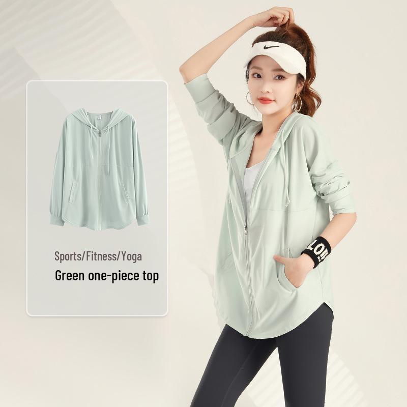 

Женский нейлоновый топ для йоги больших размеров - Легкая спортивная куртка свободного кроя для весны/лета L