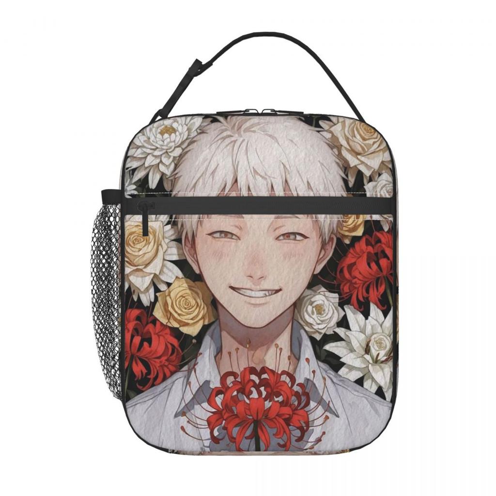 The Summer Hikaru Died Anime Insulated Lunch Bag for Kids School Cooler Thermal Food Box Tote Portable Lunch Boxes Container