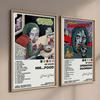 Rapper Hip Hop Rock Music Band MM Food Mask MF Doom Comic Album Poster Aesthetic Canvas for Wall Art Living Room Home Decoration