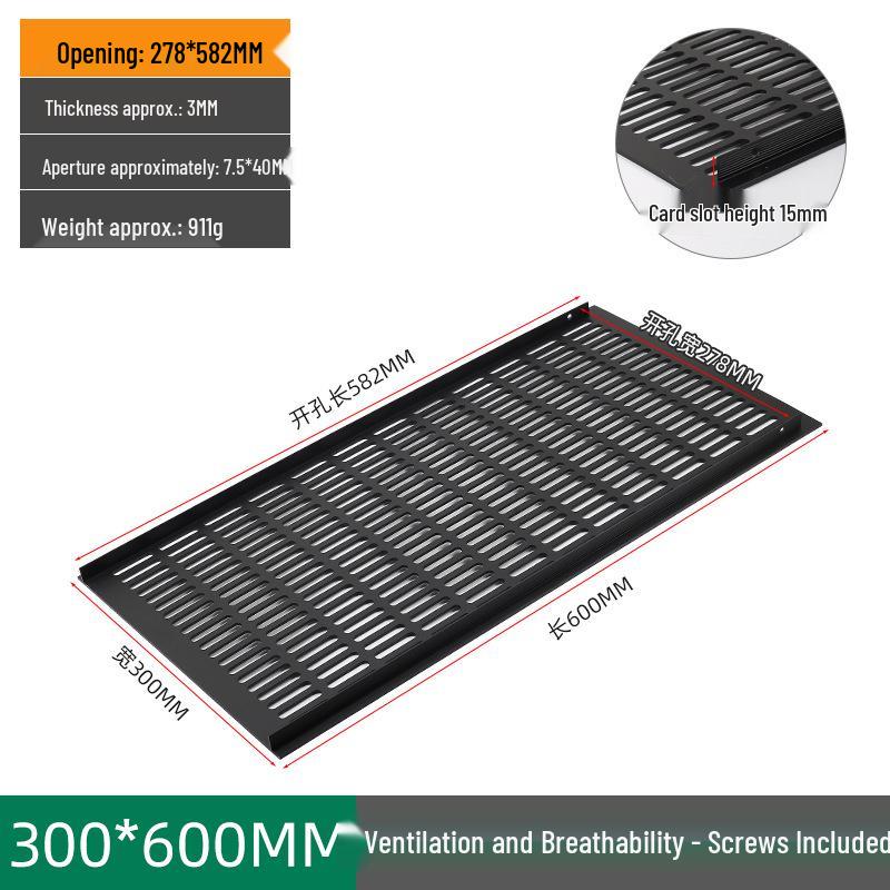 300mm Wide Aluminum Alloy Breathable Mesh Ventilation Hole for AC Exhaust, Windows, Wardrobes, and Cabinets