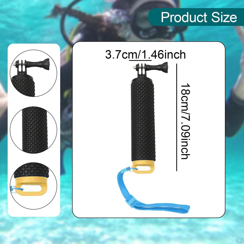 Floating Hand Grip Buoyancy Sticks Anti Slip Wrist Strap Monopod Pole Underwater Stick