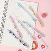 Back To School Season 144pcs 0.5mm Cartoon Cute Pink Rabbit&cat Design Scalable Pen, Exquisite Push Action Pen, Office Signature Pen Stationery, Holid