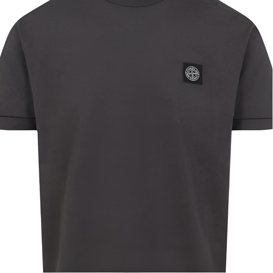 STONE ISLAND Tricou Pulover cu Mânecă Scurtă și Logo pentru Bărbați Topuri L1S152100027S0013-V0065